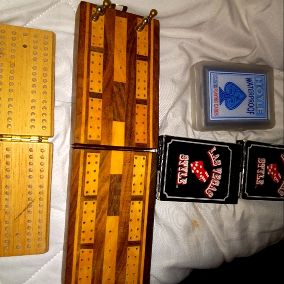 Games 5 For 2 Bundle Cribbage Boardsx2 Nib Cards X3 Barely Used Cardsx1 Poshmark